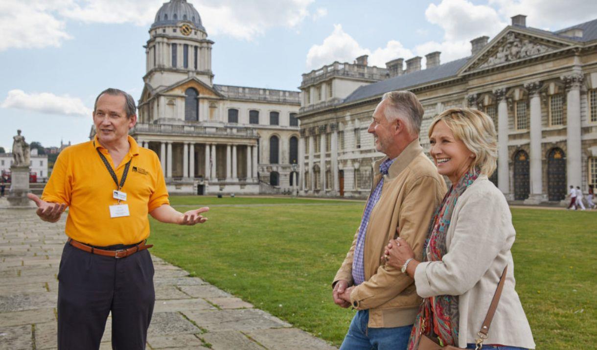 A special tour looking at the crucial contributions that Christopher Wren made to the Old Royal Naval College