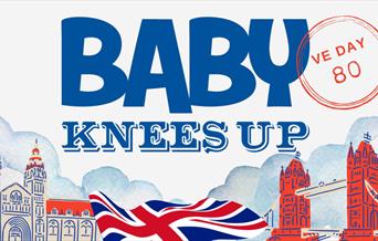 A good old fashioned knees-up for families with young children marking 80 years since Victory in Europe