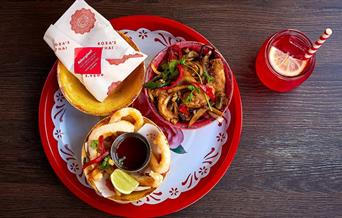Summer Lunch Set Menu - Thai Calamiri, Ginger Stir Fry Roti and Nam Dang Manao