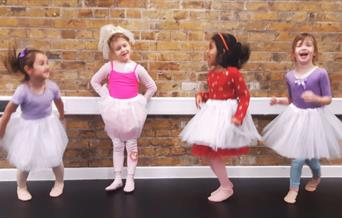 A child-friendly, safe dance practice in which children are encouraged to learn their first technical skills alongside developing creativity, imaginat