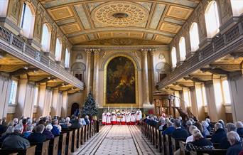 A joyful live performance in celebration of the festive season, in the Chapel of St Peter & St Paul, Old Royal Naval College