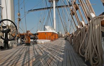 Weather Deck space at Cutty Sark