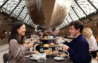 Enjoy a delicious afternoon tea beneath the hull of the world-famous tea clipper
