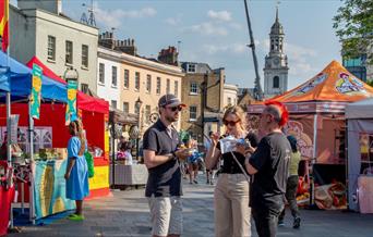 Come along to Cutty Sark Street Food Market for some fabulous food and drink choices