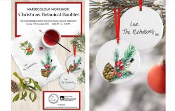 Create your own Christmas botanical bauble with local watercolour artist Heather Pacic