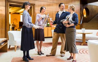 It’s the 1940s, and despite the Second World War, Stephen and Virginia Courtauld, are doing their best to host their guests.