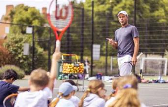 Secure your child’s place on a 12-week junior tennis coaching course.