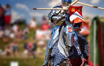 Experience the exhilarating spectacle of speed and skill as 4 legendary knights compete for honour and glory