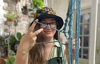 Macramé Plant Hanger Workshop with Fibre Artist Alexia Gazi