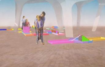 Swing into a summer of play with this family-friendly, fun-filled mini golf course designed by artist Yinka Ilori.