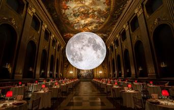 An exclusive opportunity to see the glow of the moon in an epic setting