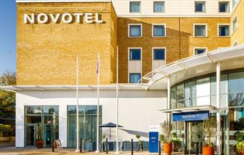 Entrance of Novotel London Greenwich hotel