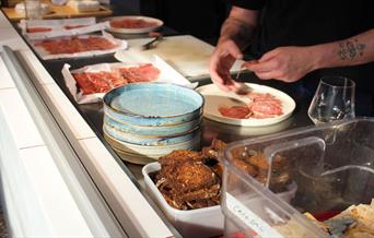 Wine and Paired Seasonal Plates at Bureau Restaurant