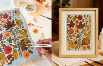 Pressed Flower Art Workshop for Adults & Children