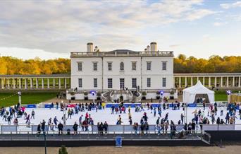 Come along to the Queen's House for a festive family day out featuring face painting, craft workshops, ice skating and classic carols