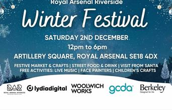 A relaxed, fun and intreactive winter party by Berkeley, Woolwich Works and GCDA