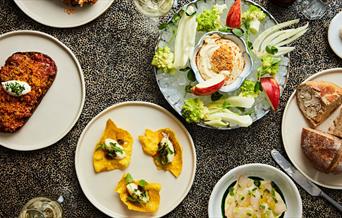 A selection of dishes at Highroad Social, Greenwich