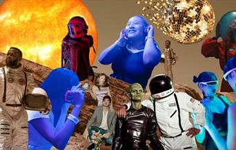 Come along to the Painted Hall for a silent disco like no other, featuring cosmic pop anthems and space-themed cocktails