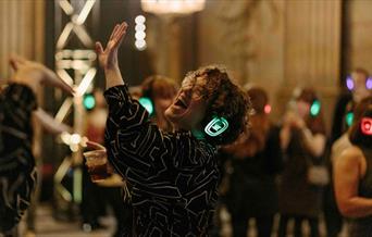 Experience a silent disco like no other, and dance the night away as Painted Hall as it is transformed into a luminous dance floor