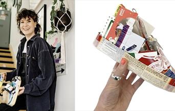 Create your own unique 3D shoe design with renowned artist Helen Kirkum in this hands-on workshop