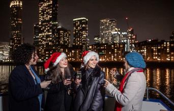 London Thames Christmas Dinner Party