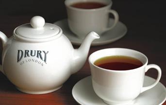 Freshly brewed Drury Tea