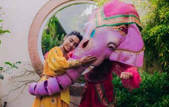 Best of friends Elnaz the Elephant and Dholli the Drummer set out on an adventure through the leafy green spaces of Greenwich Park