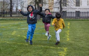 Tide and Seek is a coastal themed outdoor game for the whole family designed to encourage movement, discovery and play.