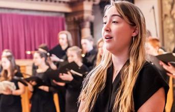 Trinity Laban’s Musical Theatre students perform a programme for massed voices, reflecting the festival theme of Nature