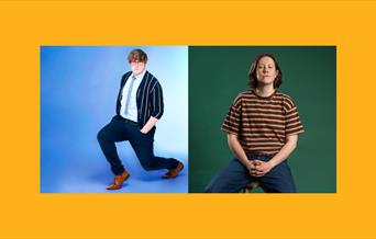 A double bill of two comedians with brand new material