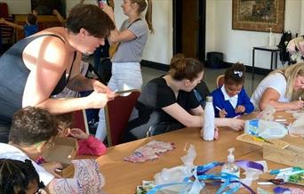 A FREE drop-in workshop making decorations for Woolwich Carnival