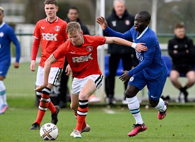 Men at play at Charlton Athletic Football Club