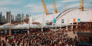 The O2 Arena during the C2C festival