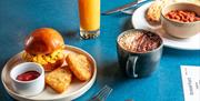 Enjoy the energising breakfast menu and barista coffee at the Bureau Restaurant in the heart of London's Design District