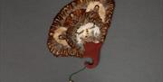 Pheasant Feature Fixed Fan, North Korean, 21st century, LDFAN2025.3