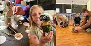 In this workshop, young children can create their very own woodland creature made from natural materials just like the puppets in Breathe