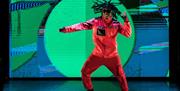 Afro street moved collide with tech and LED visuals