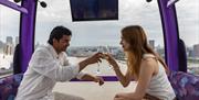 Take to the sky in style with IFS Cloud Cable Car for a special Champagne experience!