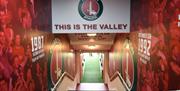 Charlton Athletic tunnel at The Valley