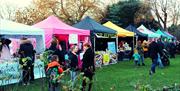 Drop in for seasonal treats and outdoor Christmas market
