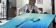Meet the visual artist, Carolina Kollmann and perceive her world and learn about her mixed media process and how to appreciate it