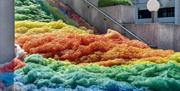 UK premiere - A multi coloured and mesmerising installation by German artist Stephanie Lüning