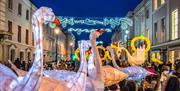 A spectacular Greenwich lantern procession and the switching on of the twinkling Greenwich Market Christmas lights