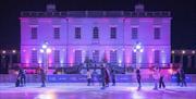 People skate in a relaxed environment at the Queen's House Ice Rink Relaxed Sessions