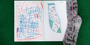 Socks: The Art of Care and Repair, by London based textile artist Celia Pym