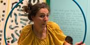 See Saw is a participatory sensory circus experience by, with, and for young people with complex needs and their adults