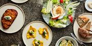 A selection of dishes at Highroad Social, Greenwich