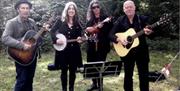 A great evening of live music by GillyWood in the courtyard of historic Severndroog Castle