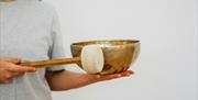 This sound bath with Cara offers a deep, restorative experience using alchemy crystal bowls - made from pure quartz and infused with gemstones, crysta