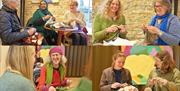 Knit, crochet, stitch and craft with us on Wednesday nights!